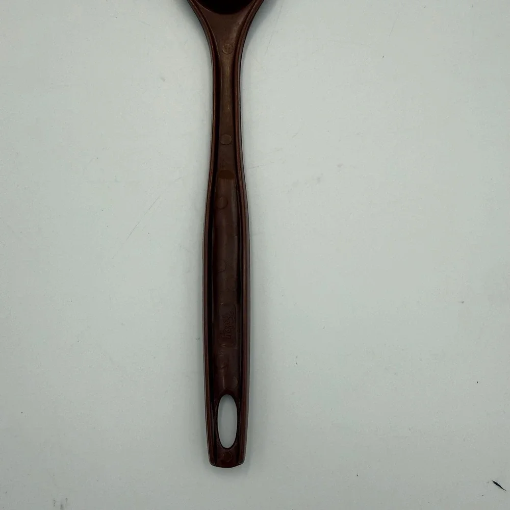 Vintage Foley Brown Nylon Slotted Spoon Kitchen Utensil 11.5 Inch